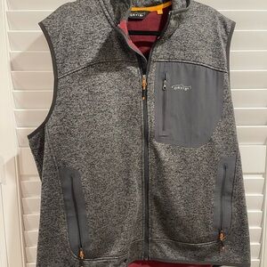 Orvis Men's Charcoal and Dark Gray Vest